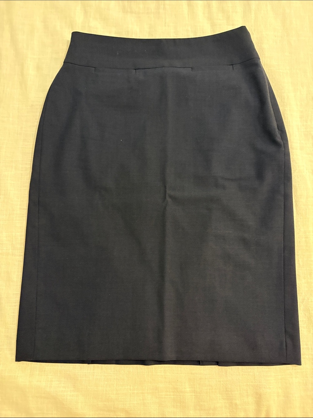 Classic Navy Blue Pencil Skirt - Women's Professional Skirt
